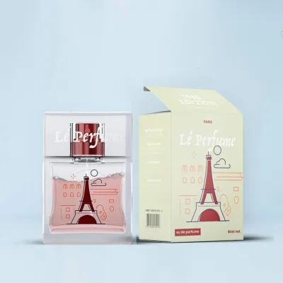 Perfume packaging folding box