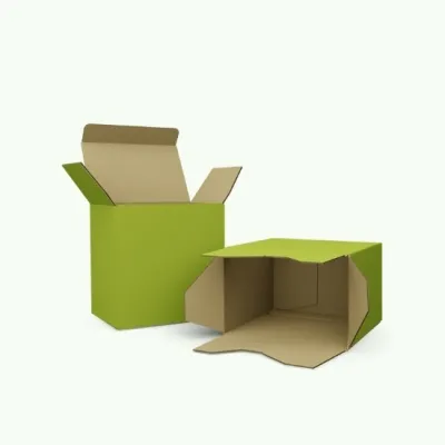 Faltschachtel mit Automatikboden