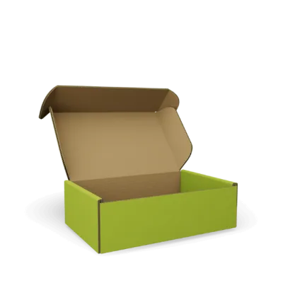 Klappdeckelkarton aus E-Welle