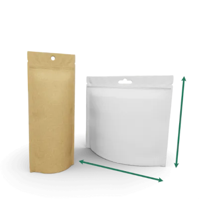 Standbodenbeutel - Kraftpapier/PE