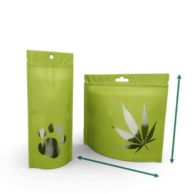 Doypack con finestra punzonata