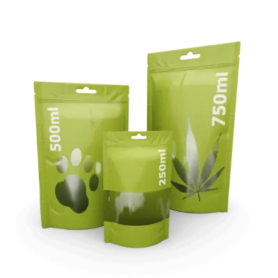 Doypack con finestra punzonata