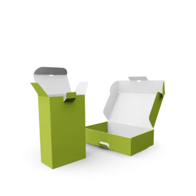 Faltschachteln mit Sicherheitslasche