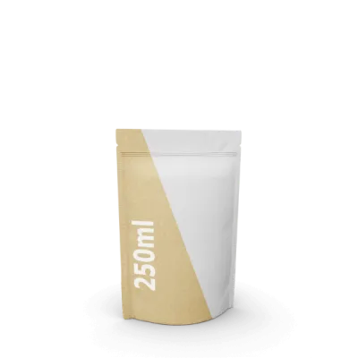 Standbodenbeutel Kraftpapier/PE - 250 ml