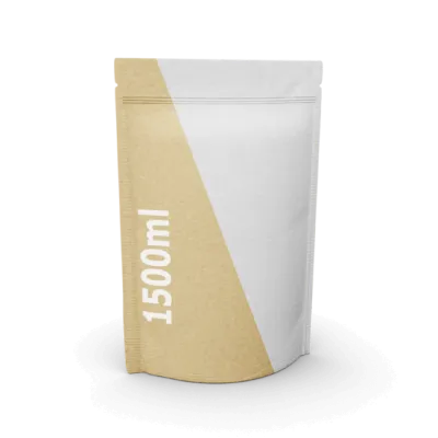 Standbodenbeutel Kraftpapier/PE - 1500 ml