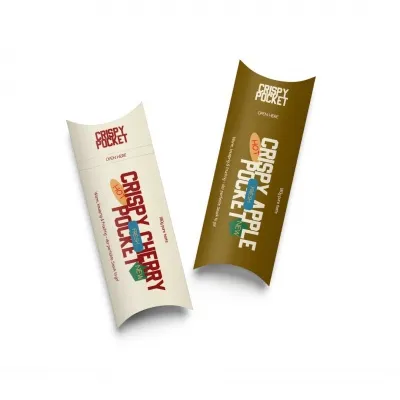 Kissenschachtel mit Aufrisslasche