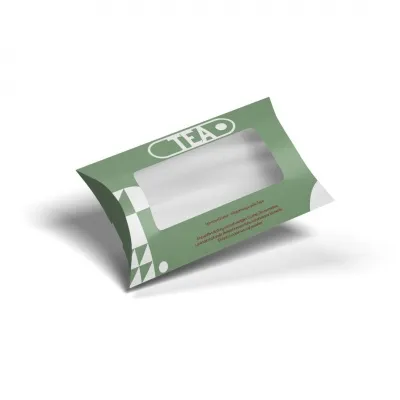 Kissenschachtel mit Sichtfenster