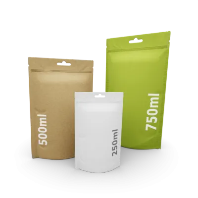 Standbodenbeutel - feste Formate