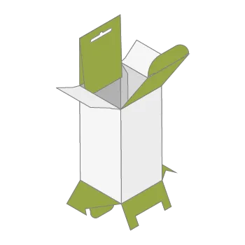 Aufhängeschachtel mit Steckboden