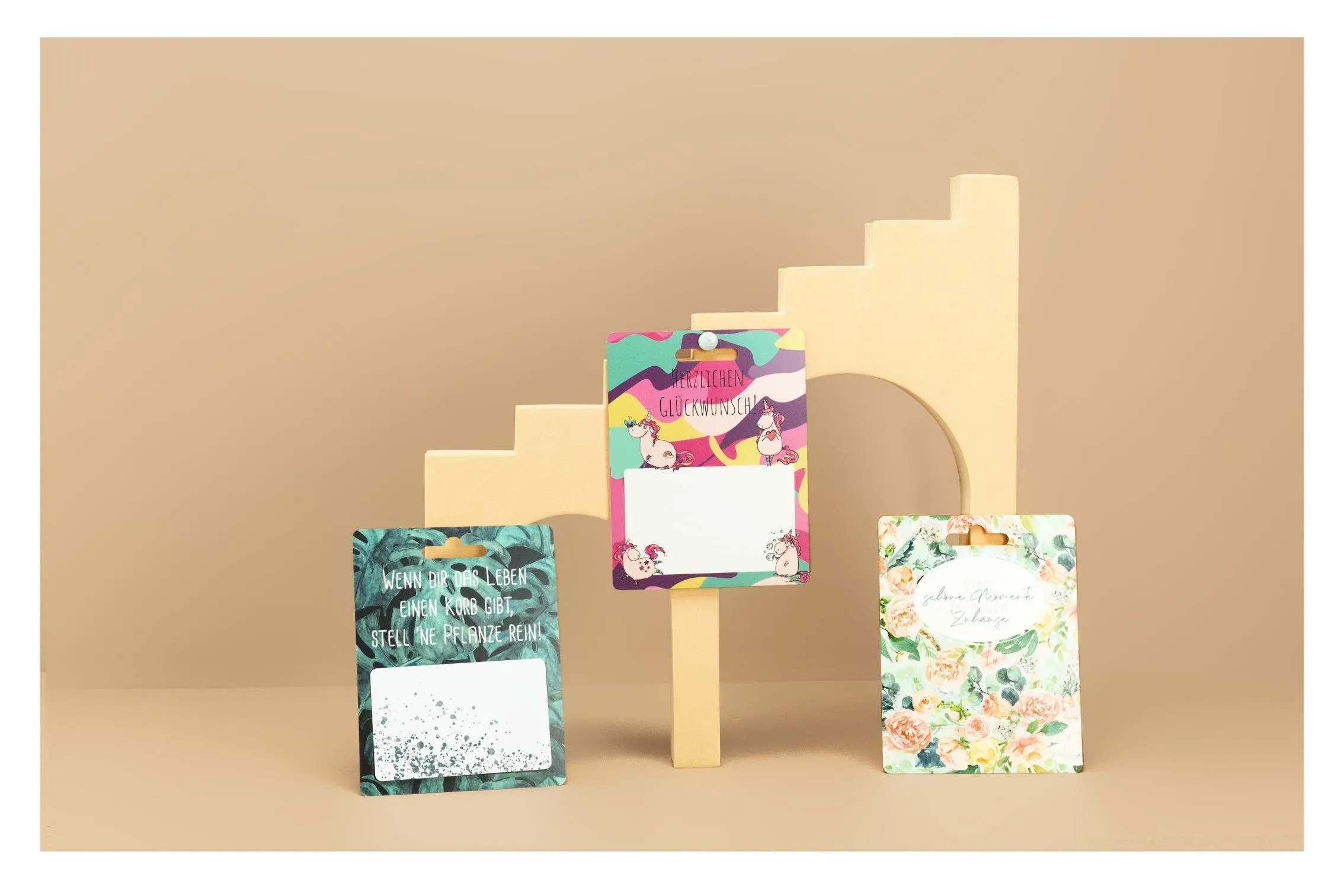 Eurolochaufhänger für Kosmetik