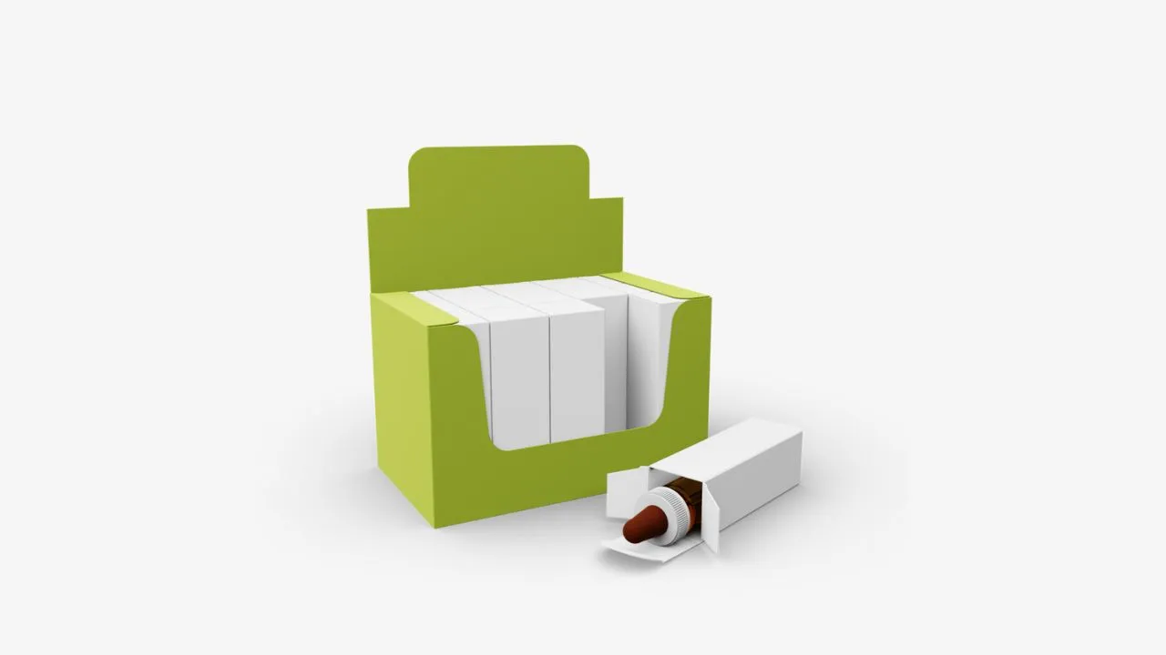 Thekendisplay für Medikamente