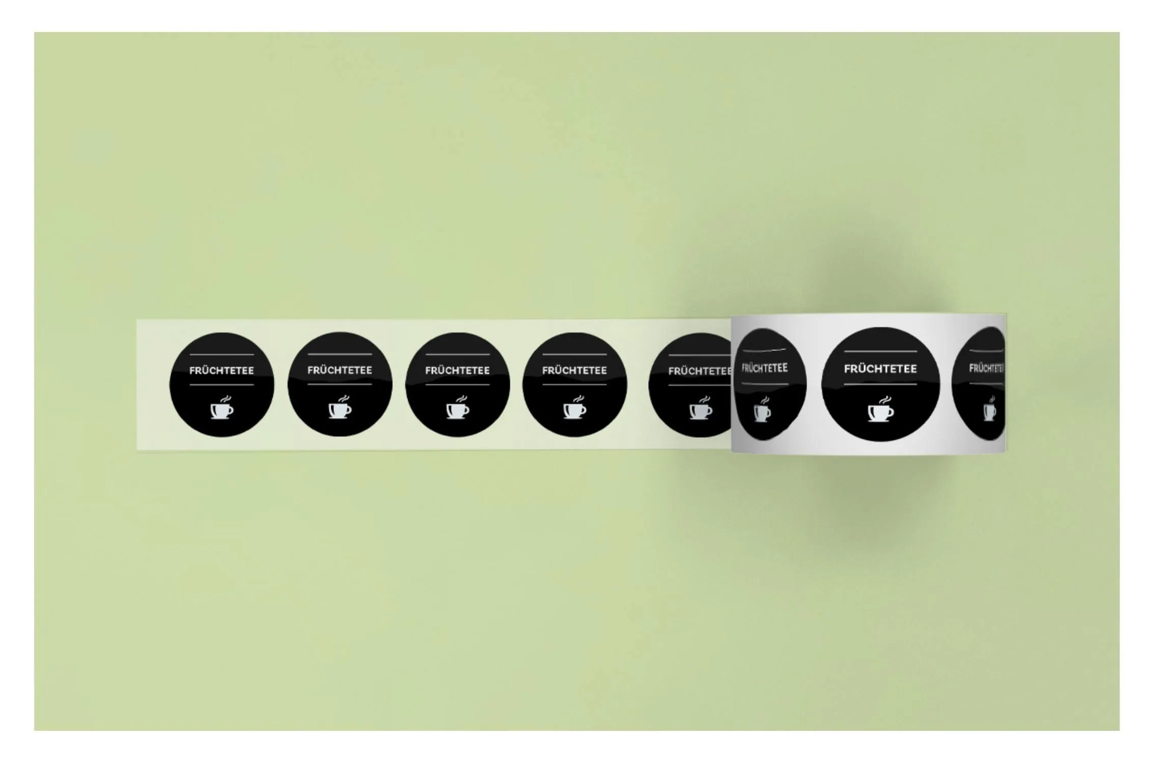 Etiketten für Tee