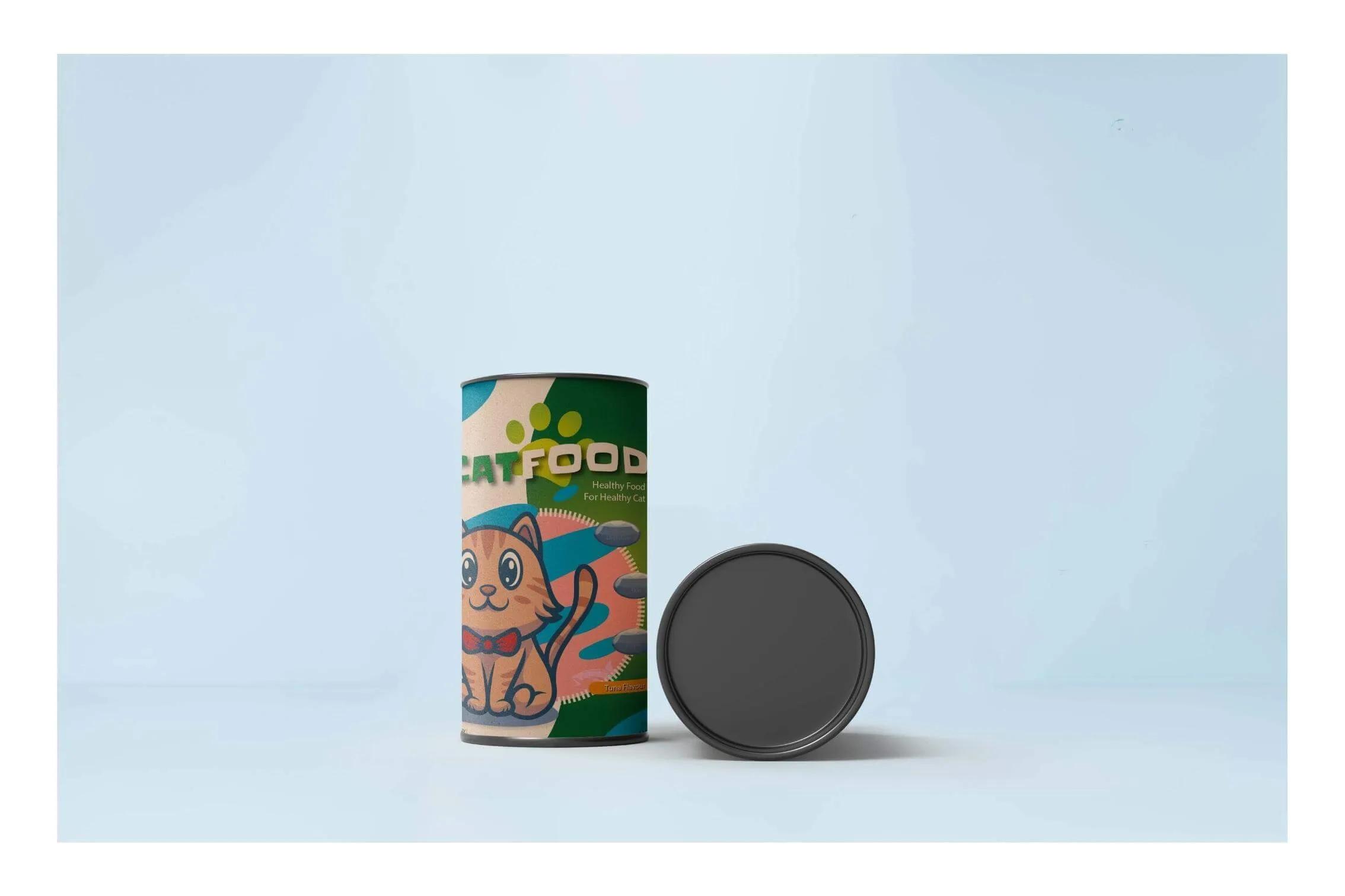 Membrandose mit Katzenfutter