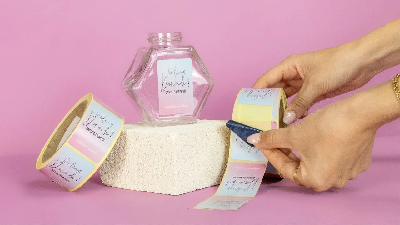 Blickdichte Etiketten