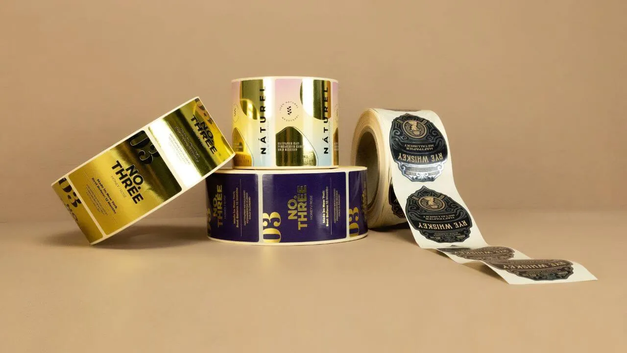 Materialien individuelle Etiketten