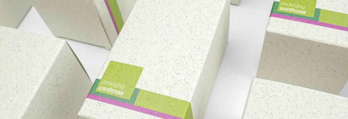 Folding box freely calculable from grass cardboard