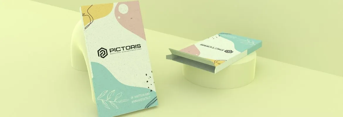 Folding box made of grass cardboard