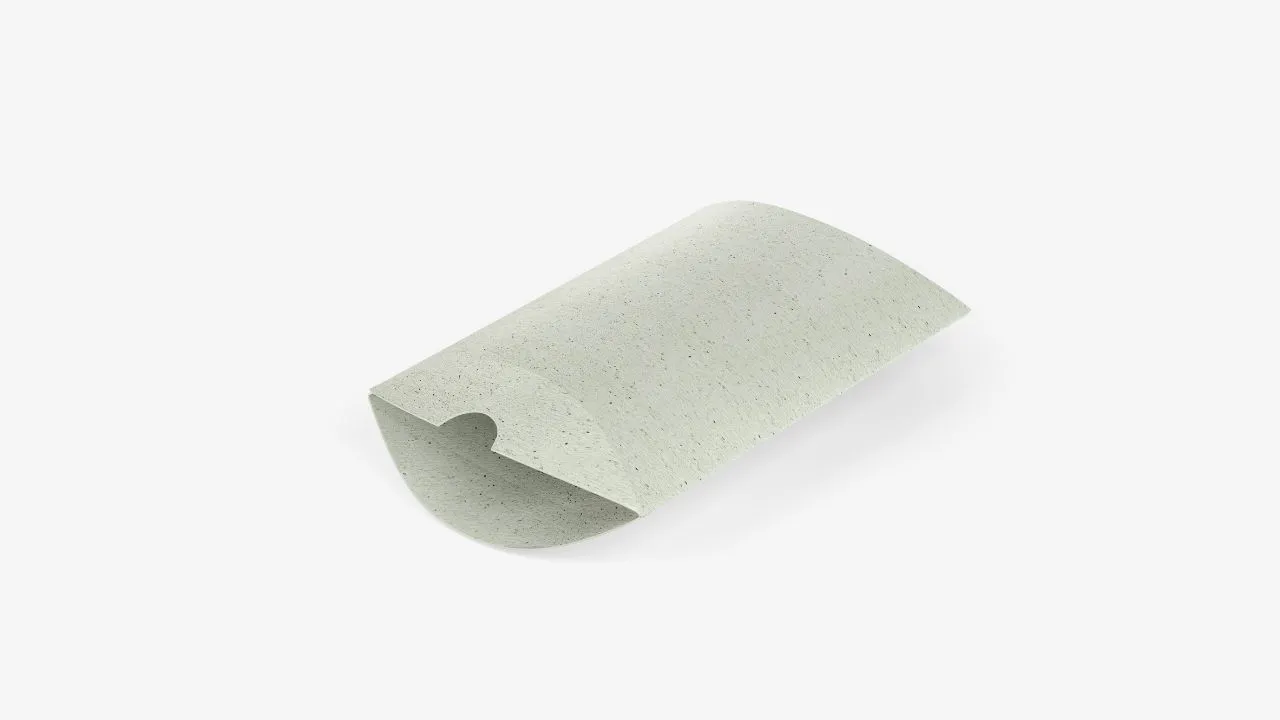 Kissenchachtel aus Graskarton