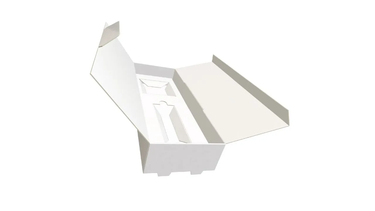 Individuelle Konstruktion Inlay und Schachtel