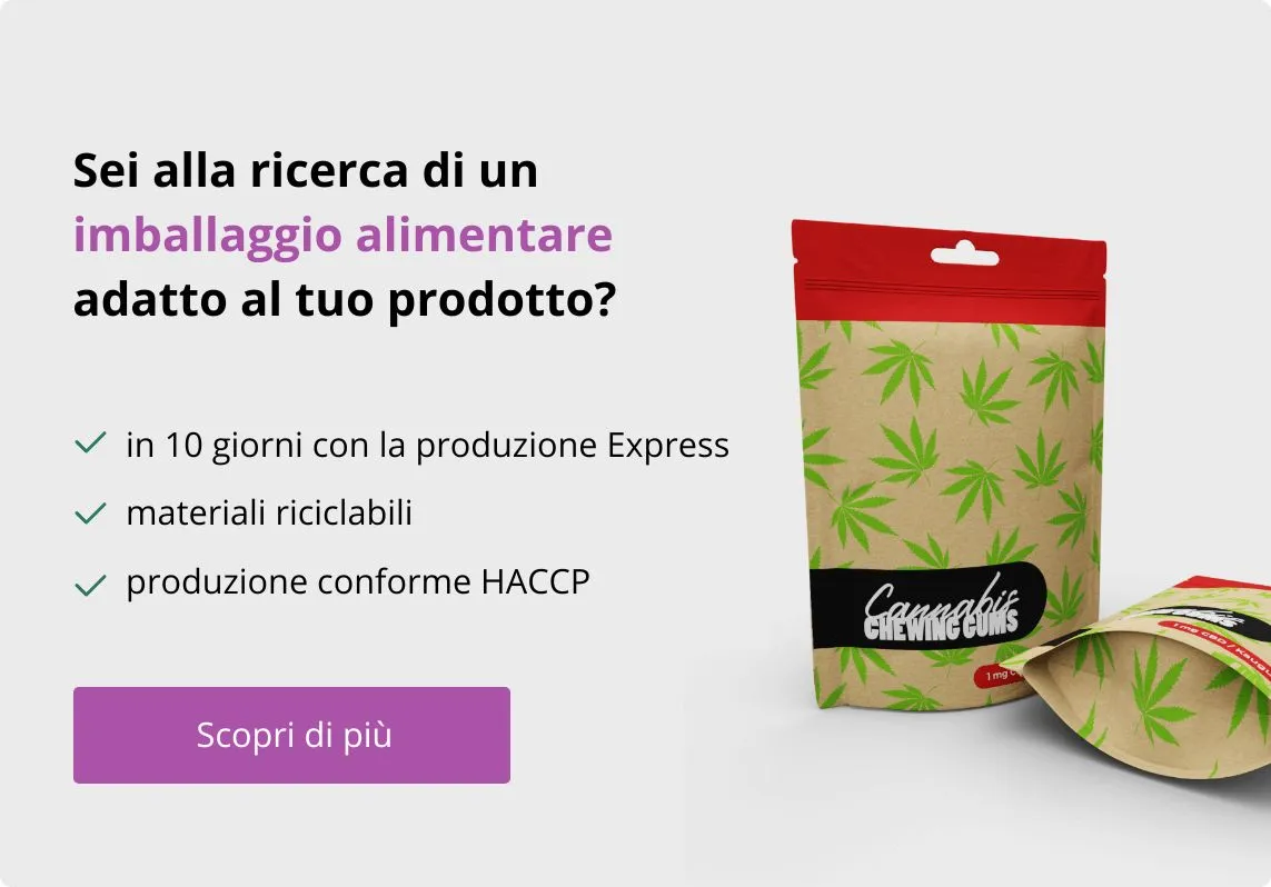 Busta stand-up preformata per imballaggi alimentari