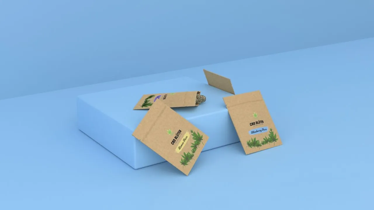 Flachbeutel für CBD