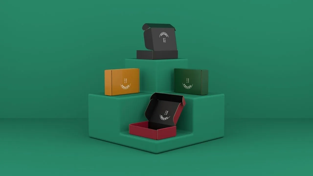 Klappdeckelkartons Wellpappe