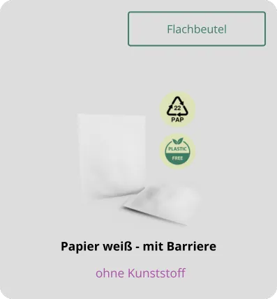 Flachbeutel mit Barriere
