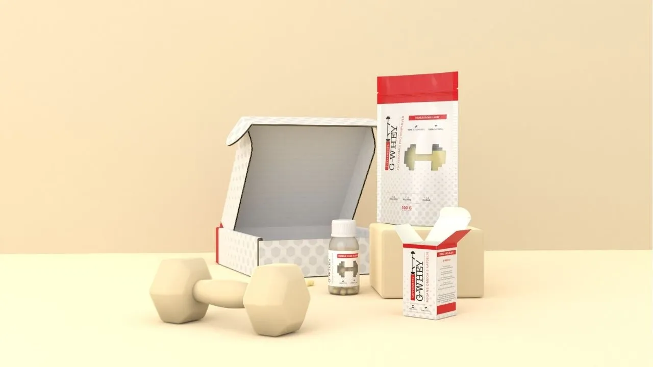 Verschiedene ausführungen an Packmitteln