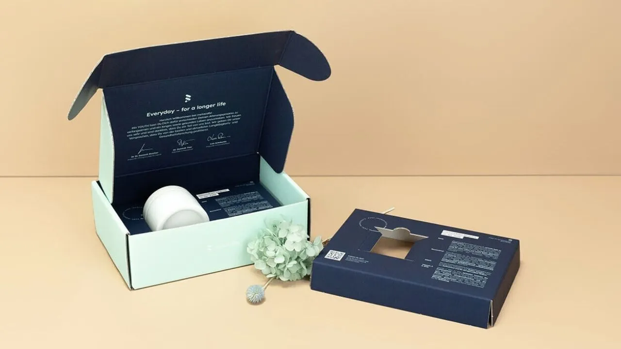 Wellpapptyp mit Inlay