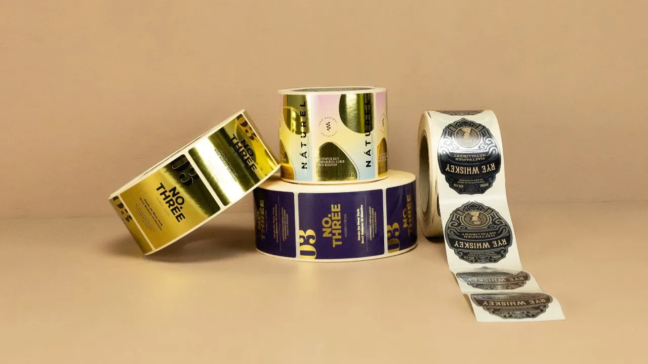 Verschiedene Etikettentypen