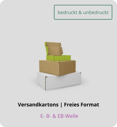 Versandkartons Produkte