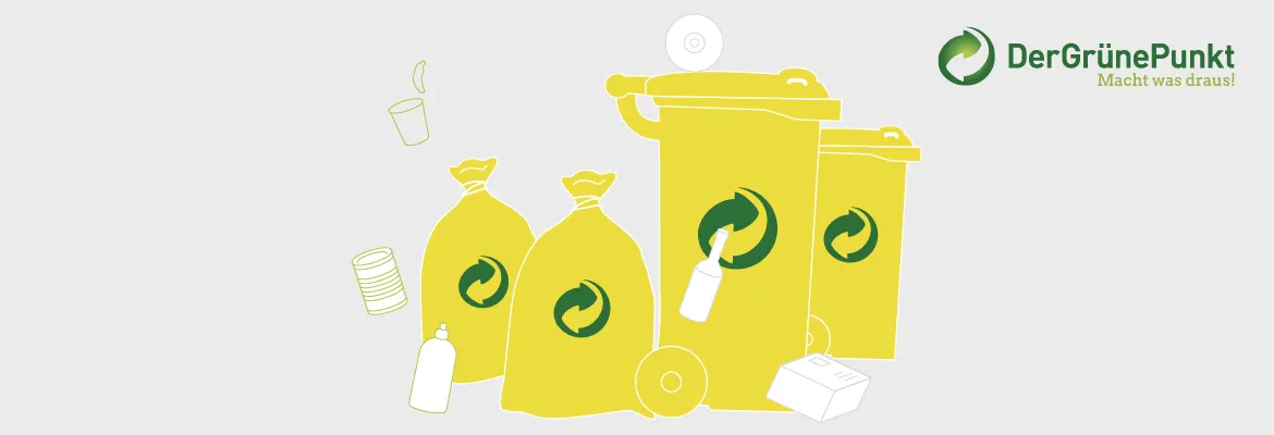 Recycling Grüner Punkt Grafik