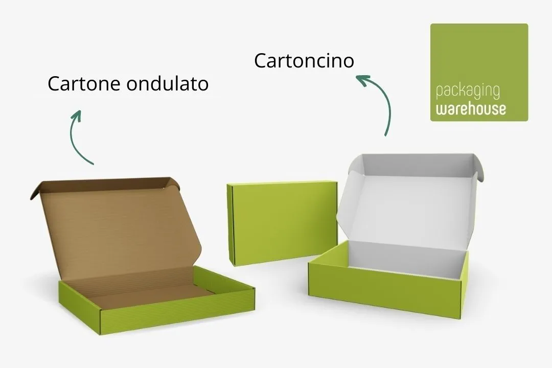 Scatola piatta per le documenti in cartone ondulato o in cartoncino