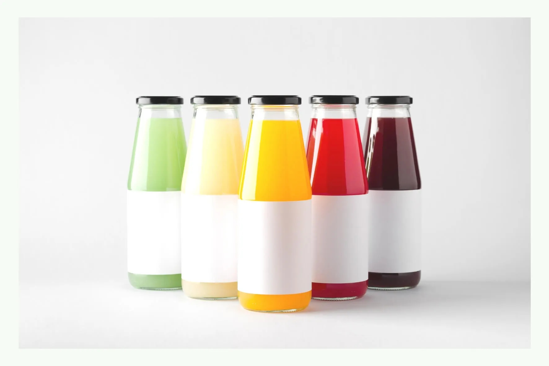 Etiketten für Branding