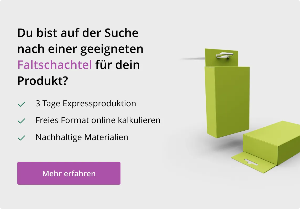 Mehrere ECMA Faltschachteln