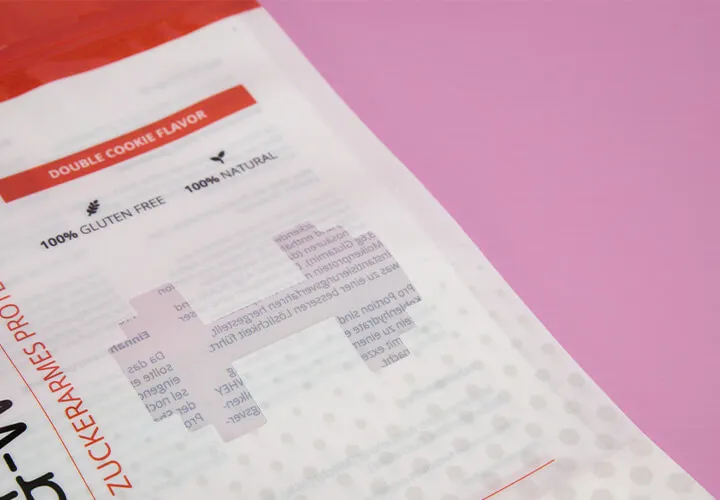 Doypack mit Sichtfenster