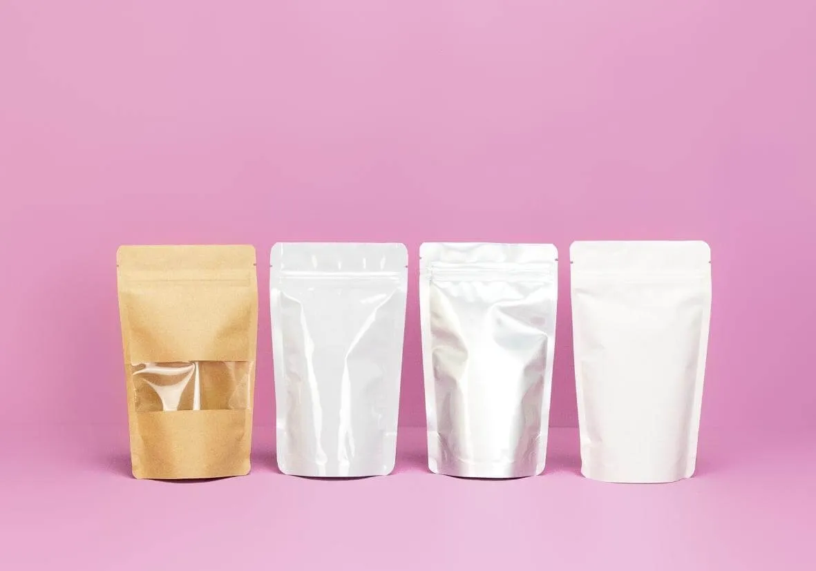 Alle Doypack-Materialien