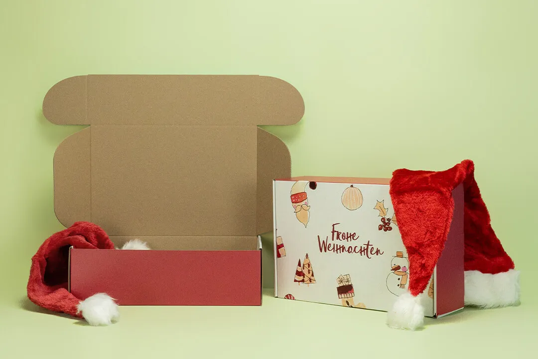 Wellpappe Weiß-Außen und Braun-Innen