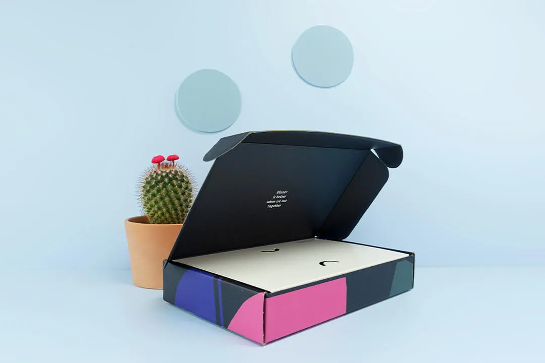 Veredelter Versandkarton