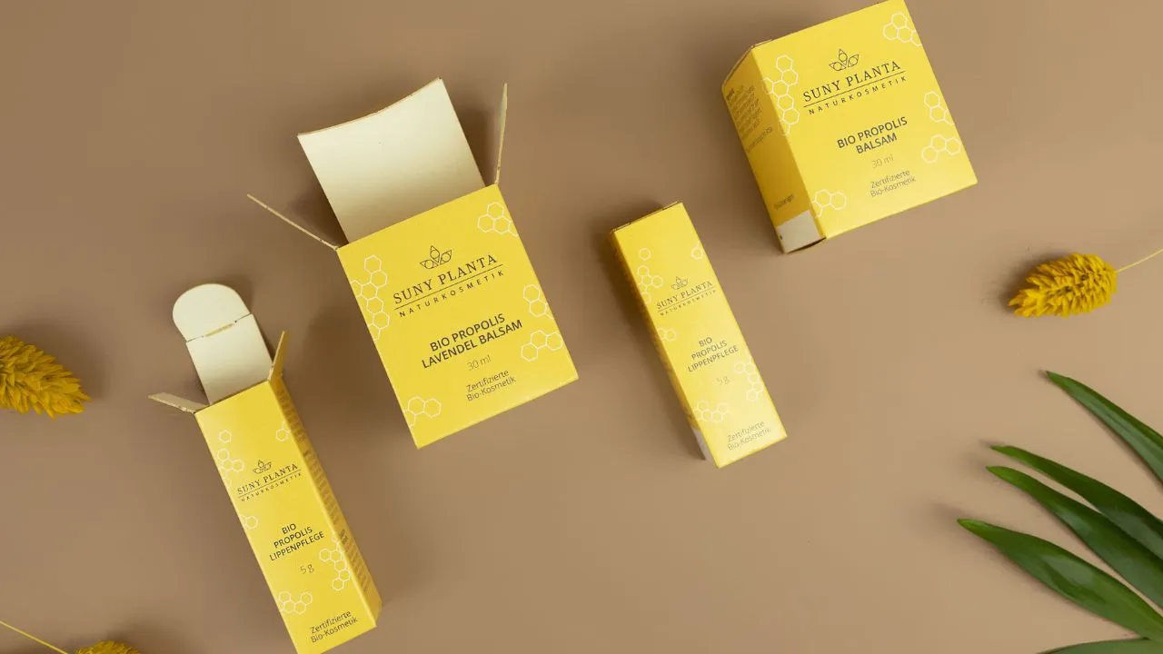 Faltschachten bedruckt