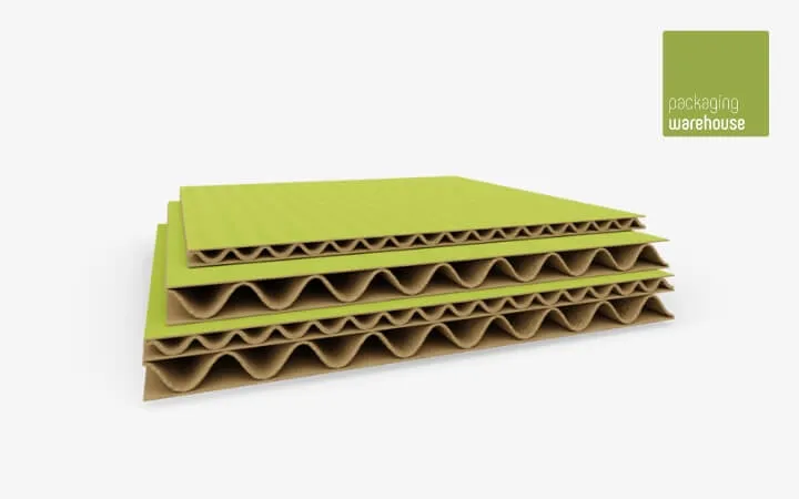 Kartonzuschnitt FEFCO 0110 bedruckt