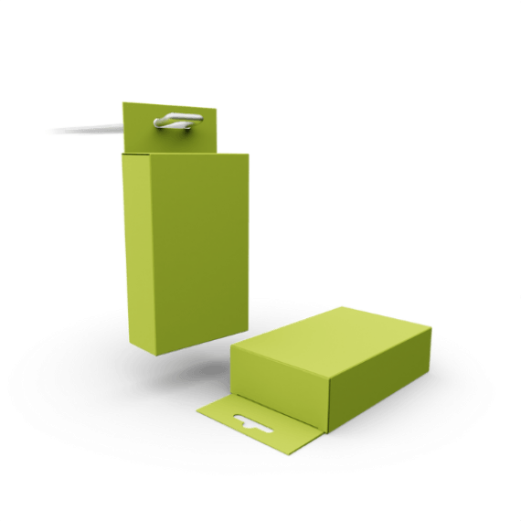 Faltschachtel mit Euroloch