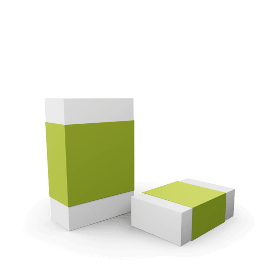 Kartonschuber als Banderole