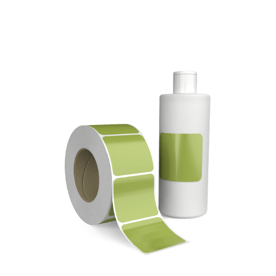 Rollenetiketten eckig