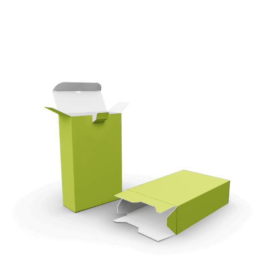 Folding box with crash lock base and safety flap