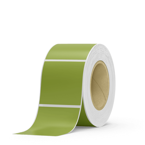 Rollenetiketten eckig bedruckt